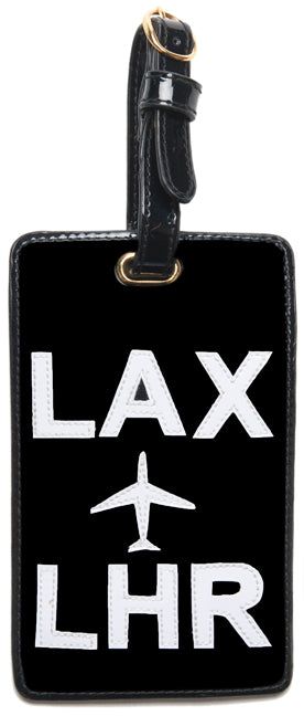 LAX LHR Luggage Tag
