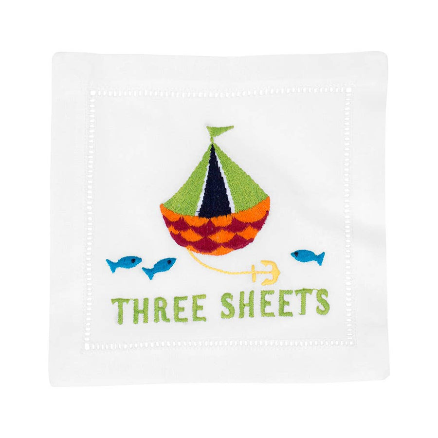 Three Sheets Cocktail Napkin
