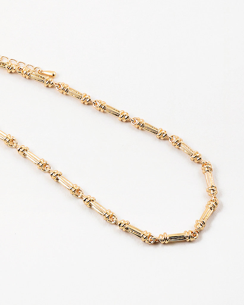 Bamboo Link Necklace