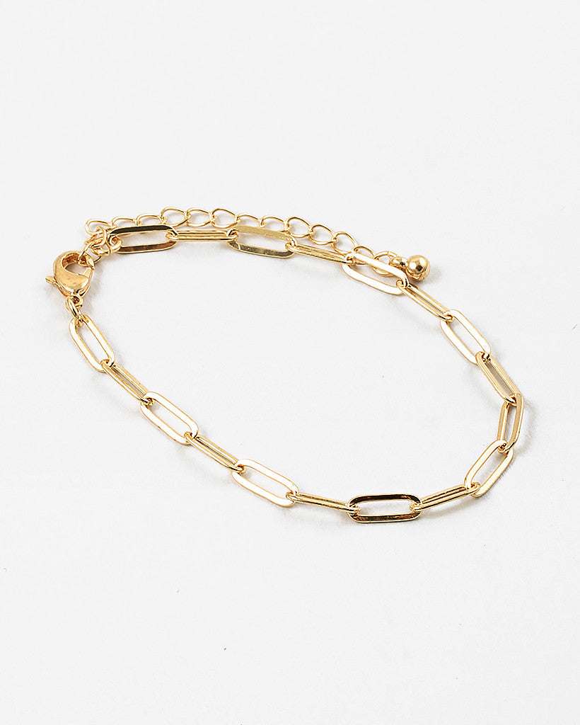 Paperclip Link Bracelet