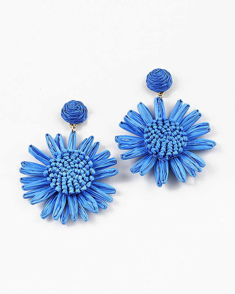 Raffia Statement Earrings