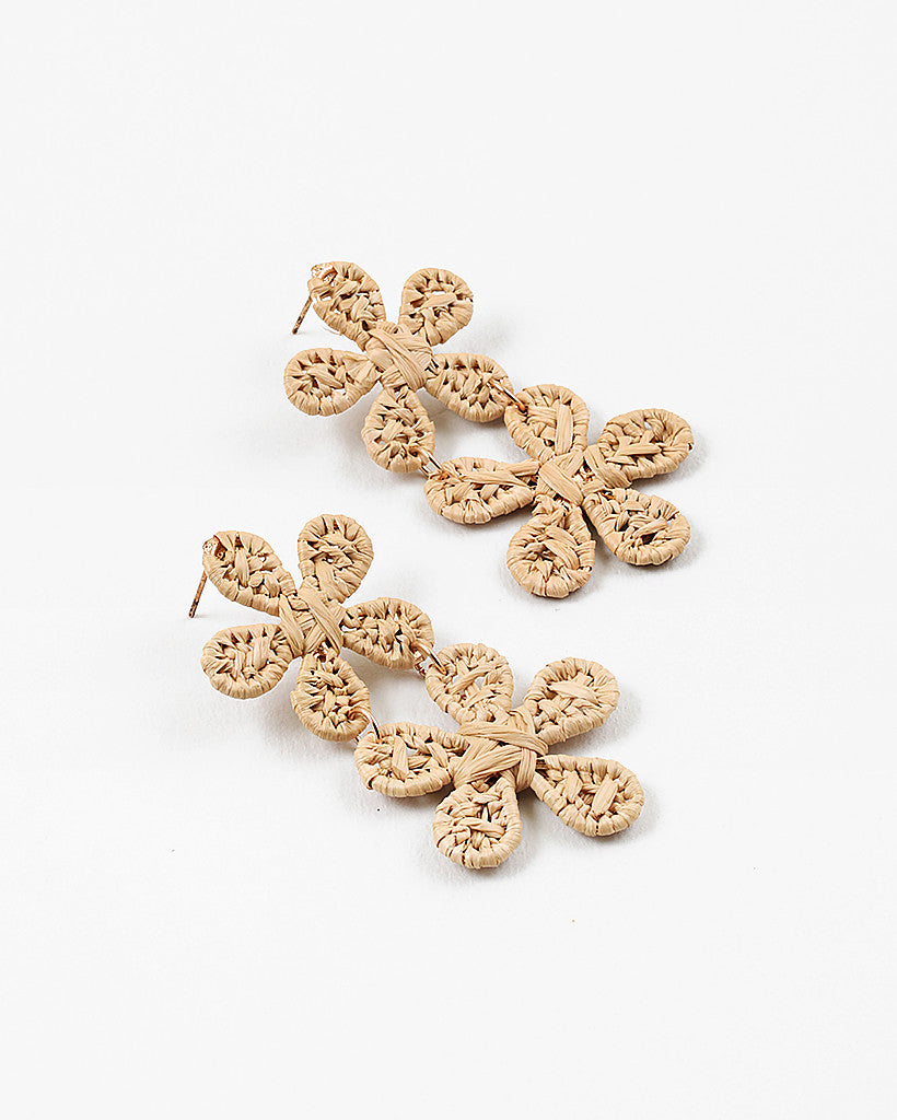 Flower Statement Earrings