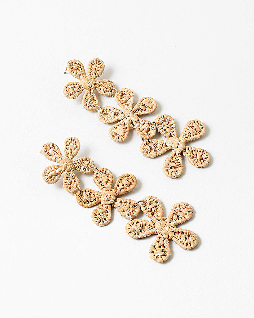 Flower Statement Earrings