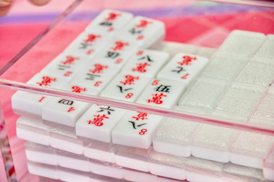 Mahjong Box- Clear lid