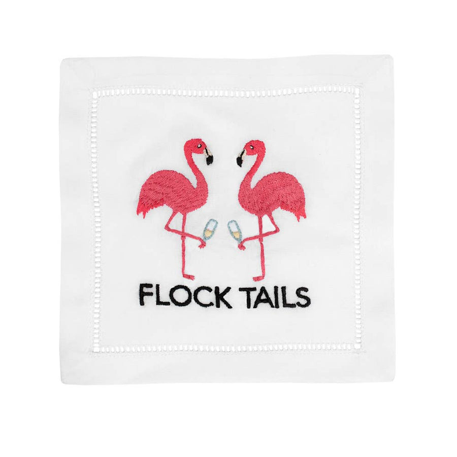 Flock Tails Cocktail Napkin