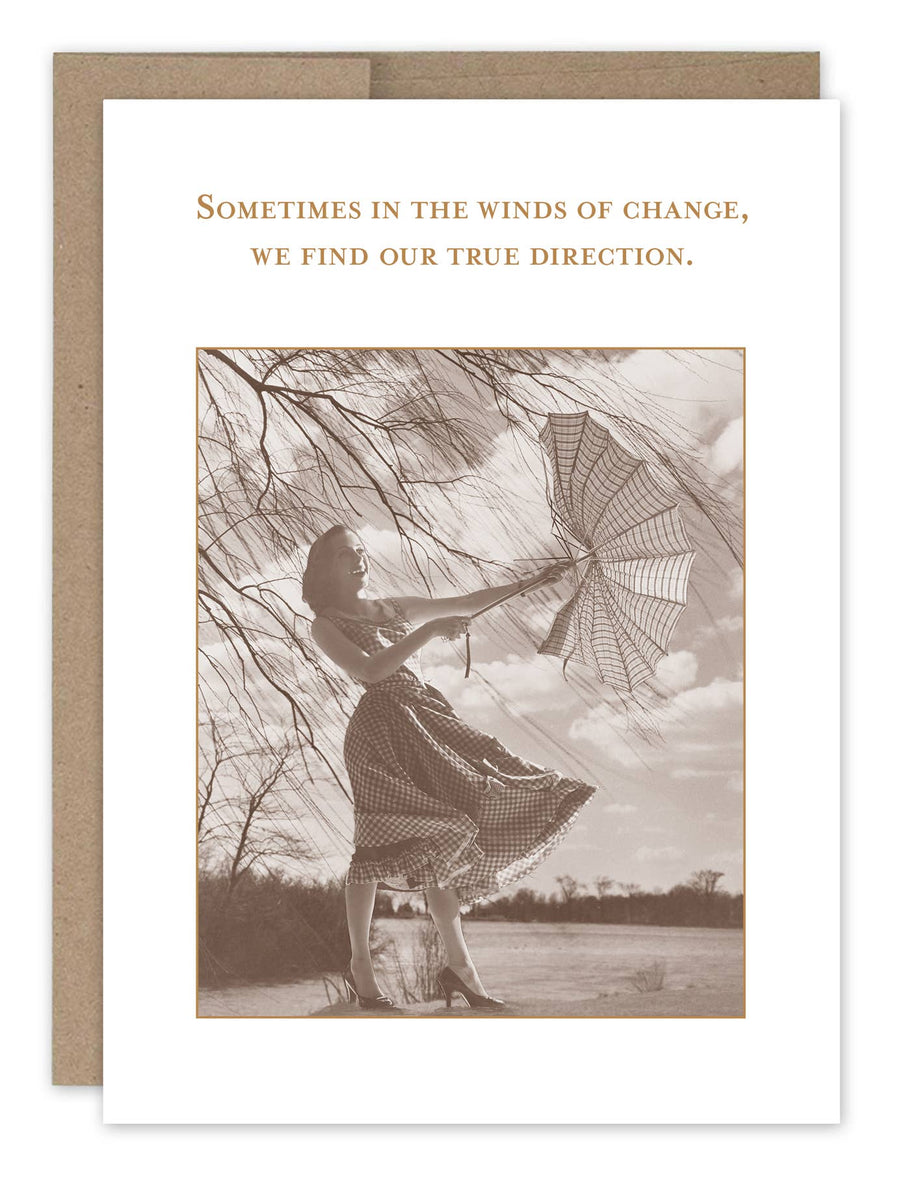 Winds Of Change Encouragement Card