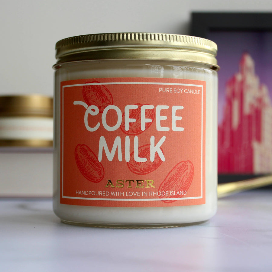 Coffee Milk Jar Candle, 16oz