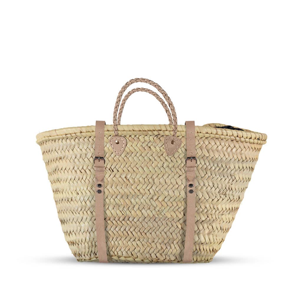 Straw Backpack with Long Leather Straps – Lolo Watch Hill