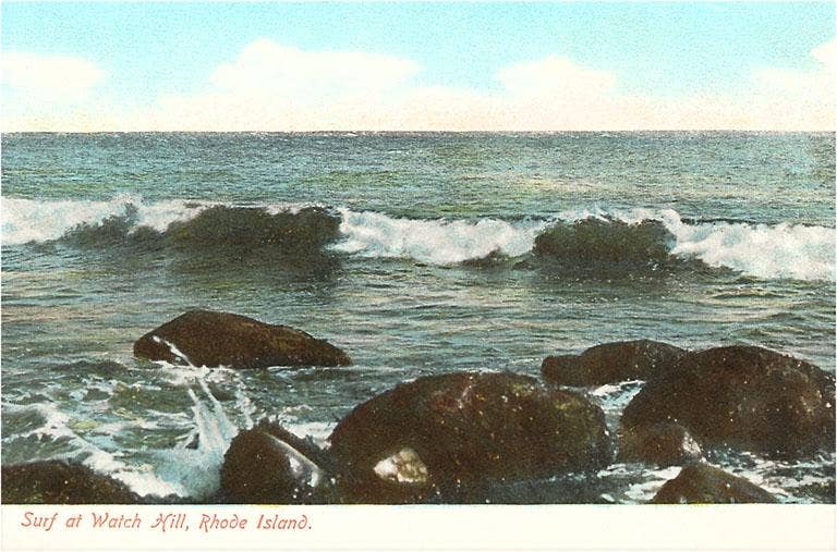 Surf at Watch Hill, Note Card