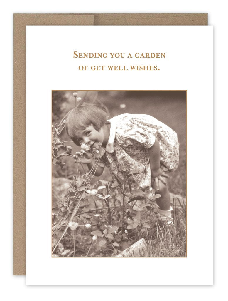 Sending You A Garden - Get Well Card