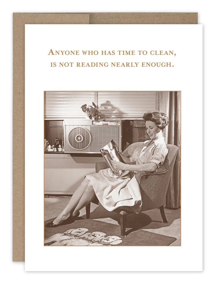 Time to Clean - Birthday Card