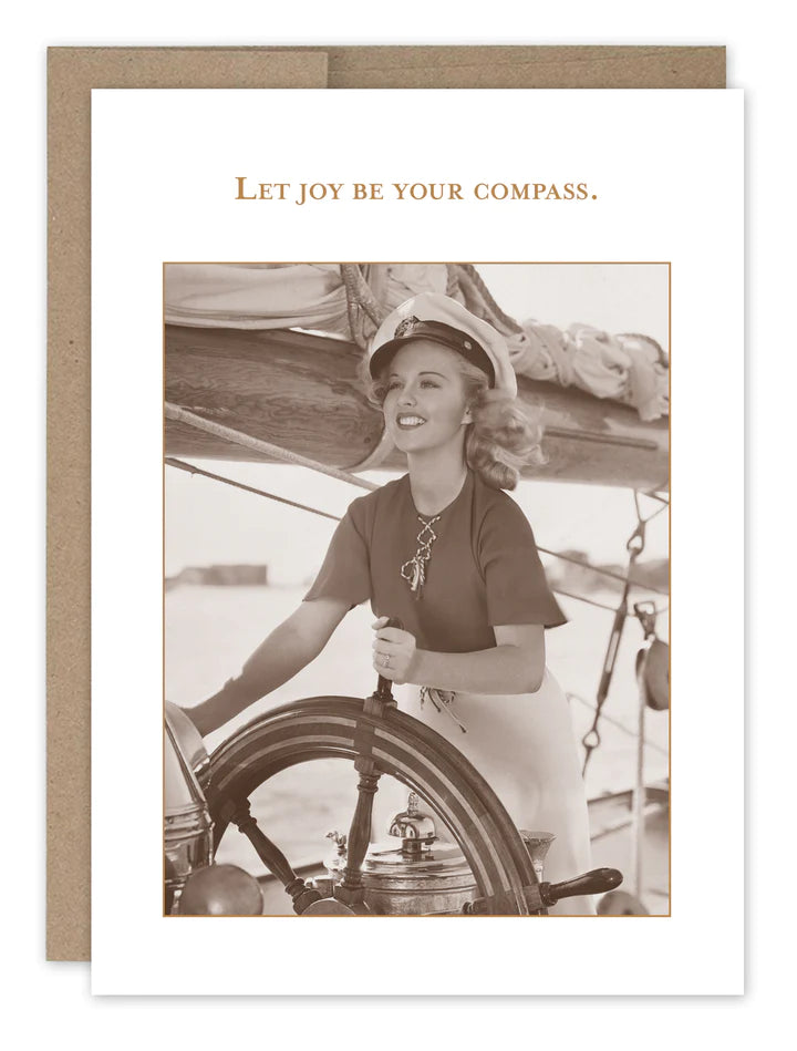 Joy Be Compass Birthday Card