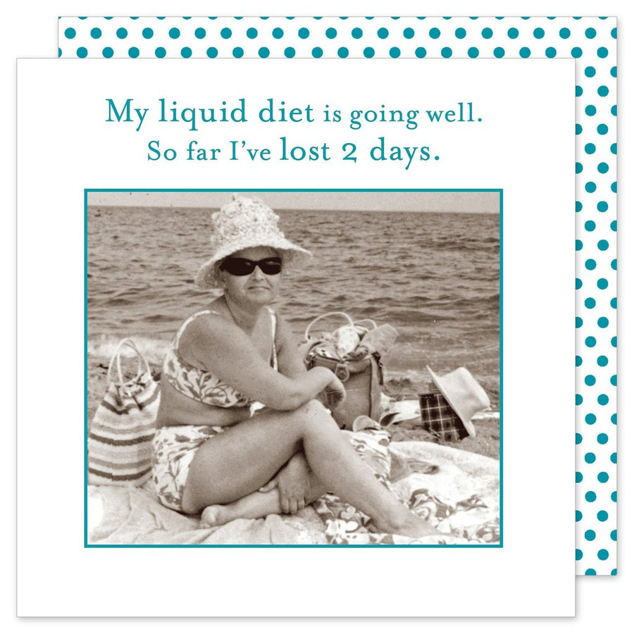 Liquid Diet - Cocktail Napkin