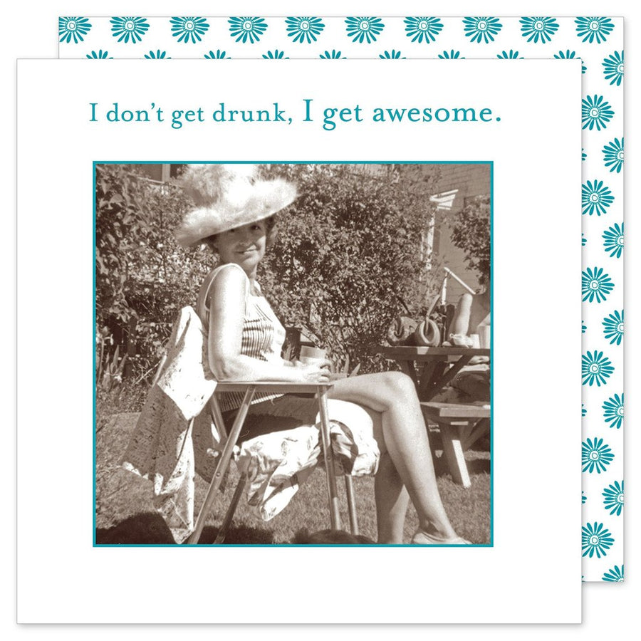 I Get Awesome - Cocktail Napkin