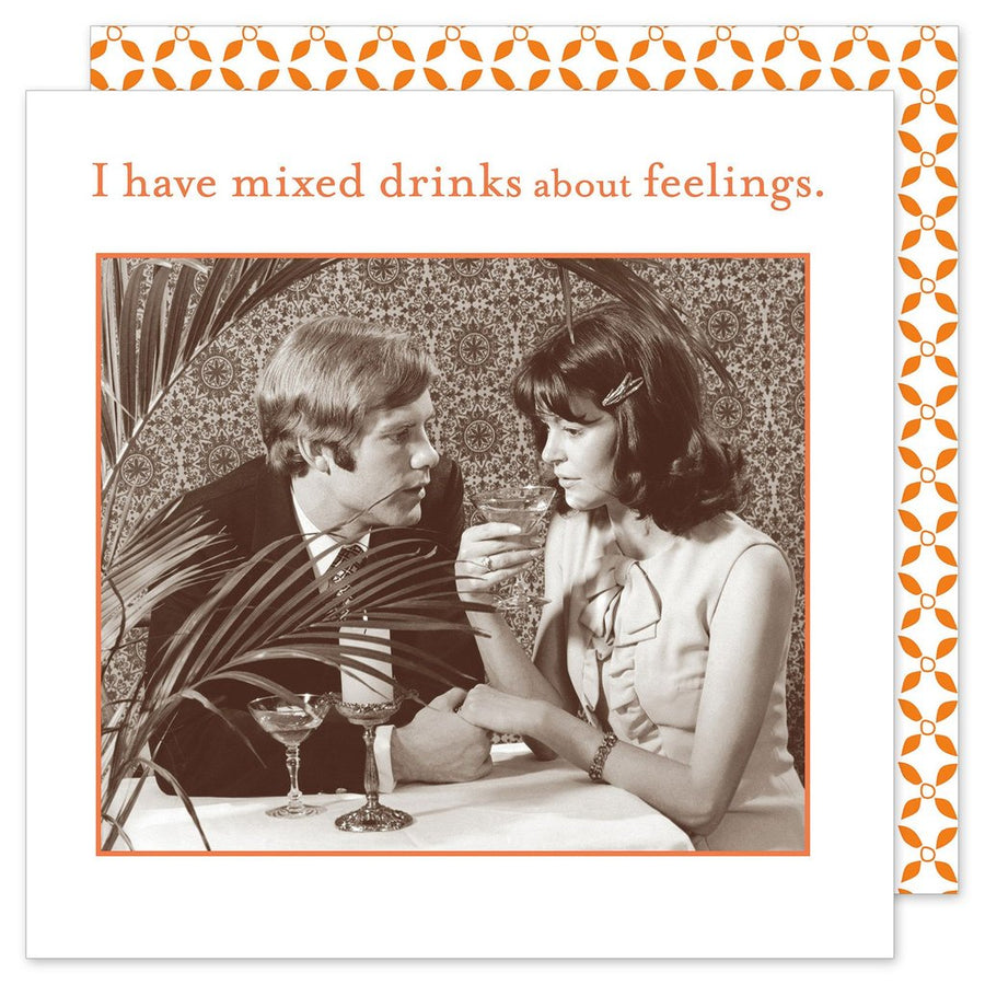 Mixed Drinks - Cocktail Napkin