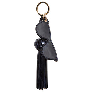 Black Tassel with Sunglass Charm