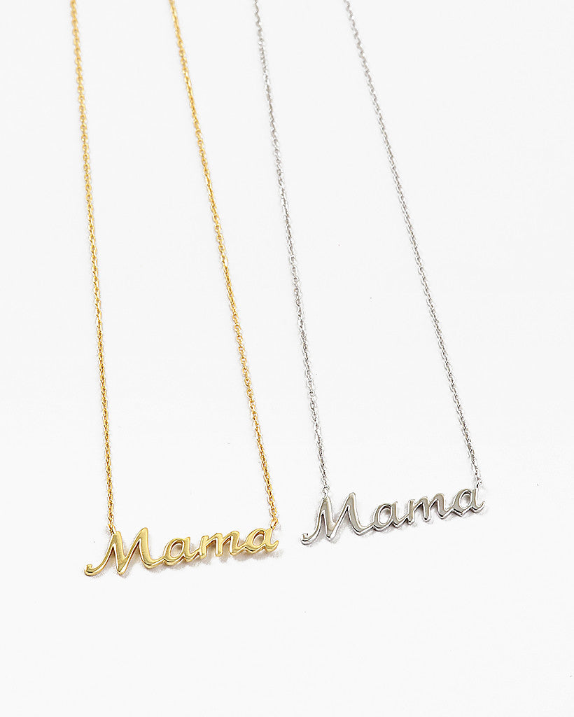 Sterling Mama Necklace