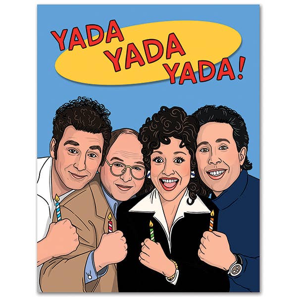 Yada Yada Yada Birthday Card
