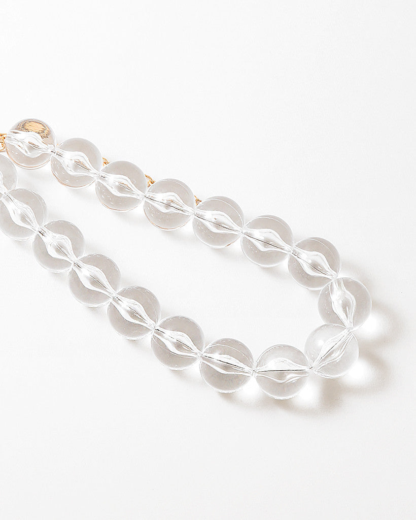 Lucite Ball Necklace