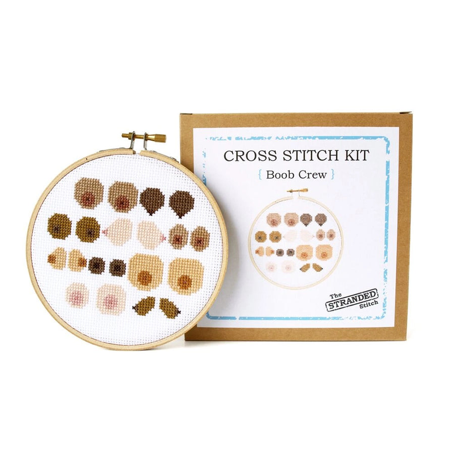 Boob Crew Cross Stitch Kit