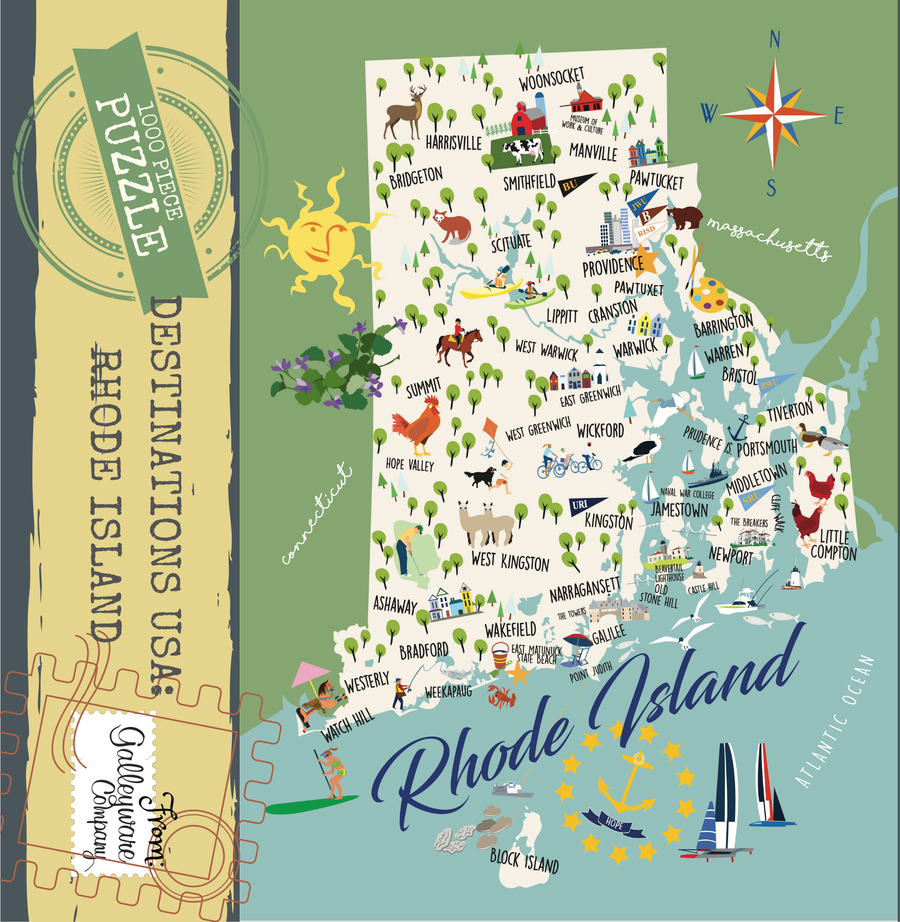 Rhode Island 1000 Piece Jigsaw Puzzle