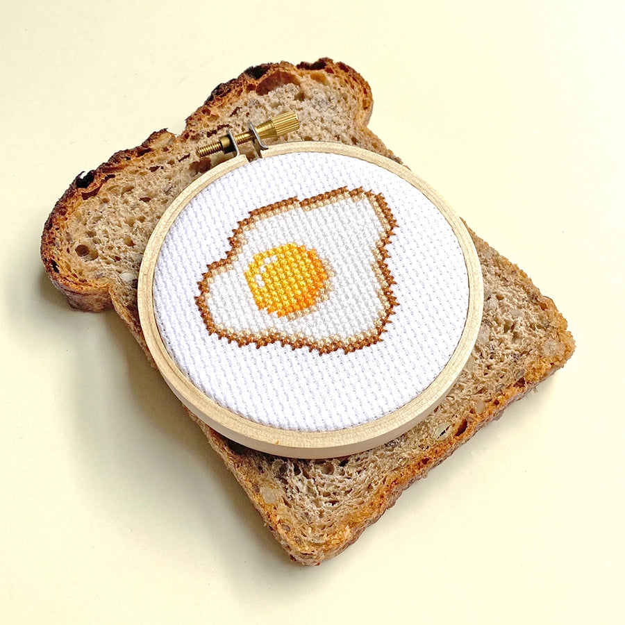 Egg DIY Mini Cross Stitch Kit