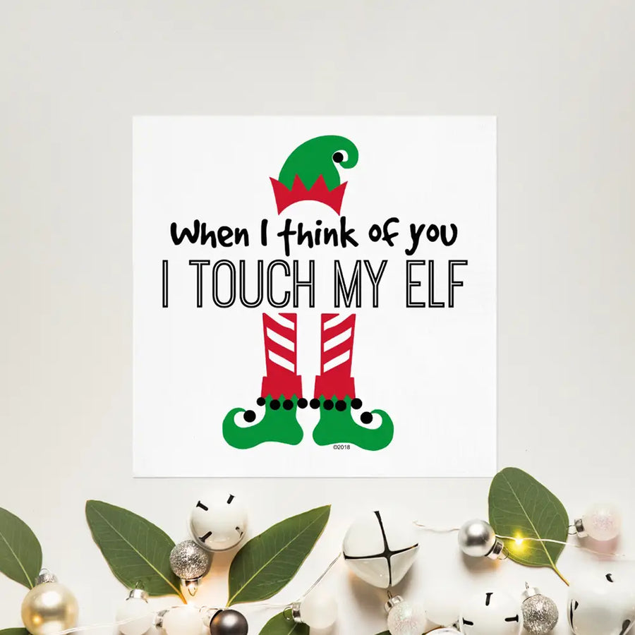 Touch my Elf Napkin
